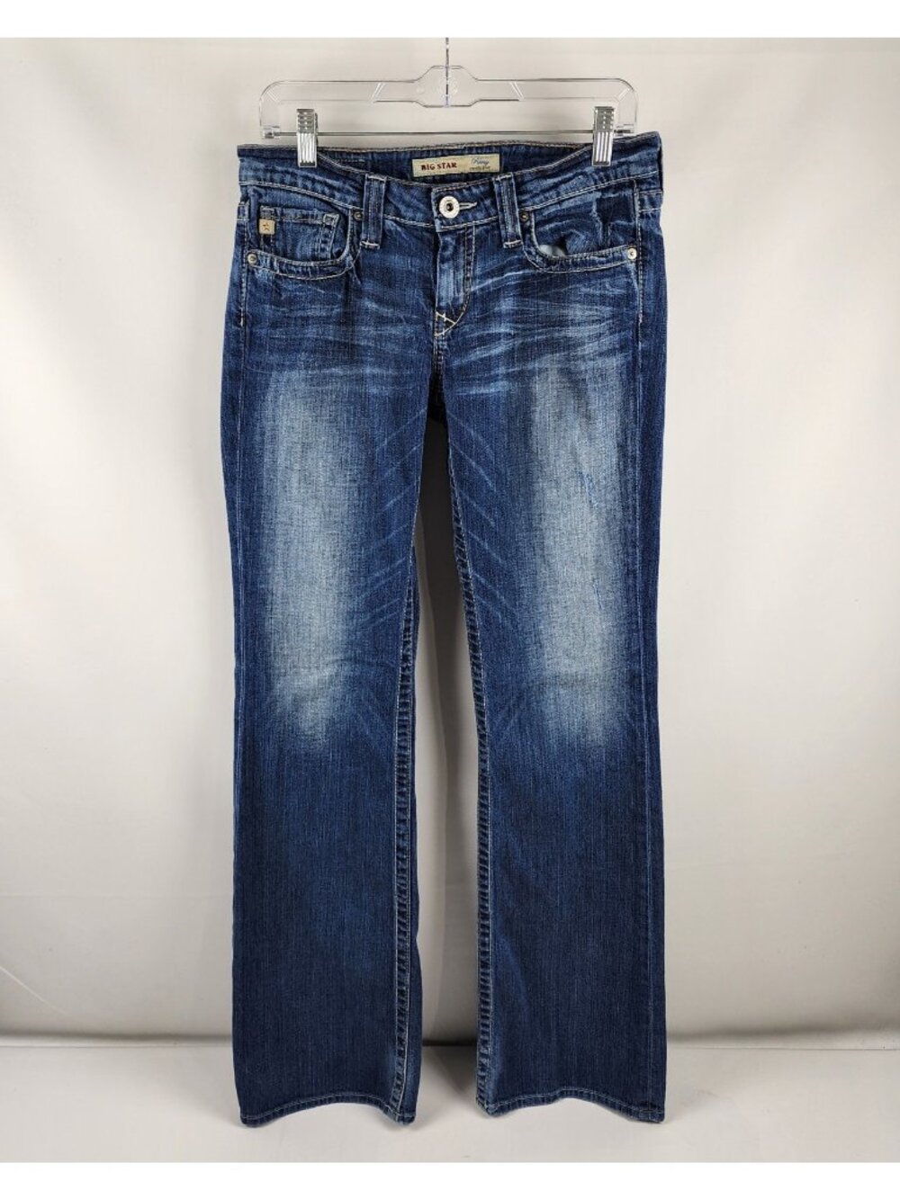 Big Star Jeans Womens 28L Blue Remy Low Rise Bootcut Denim (28x33) USA